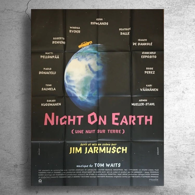 上品 NIGHT ON B2サイズ ポスター EARTH/ナイトオンザプラネット 