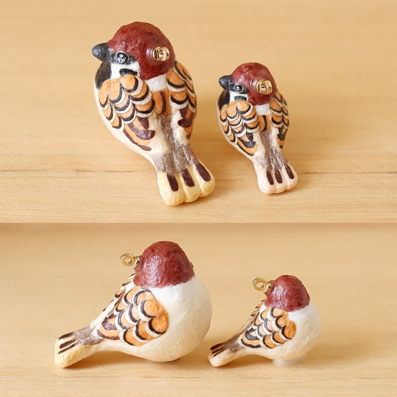 和紙小物/アクセサリー『スズメ（雀）』