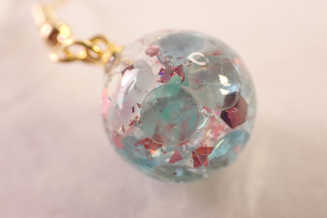 【定期便利用者様限定】アパタイトレジンピアス　 [D11‐140]