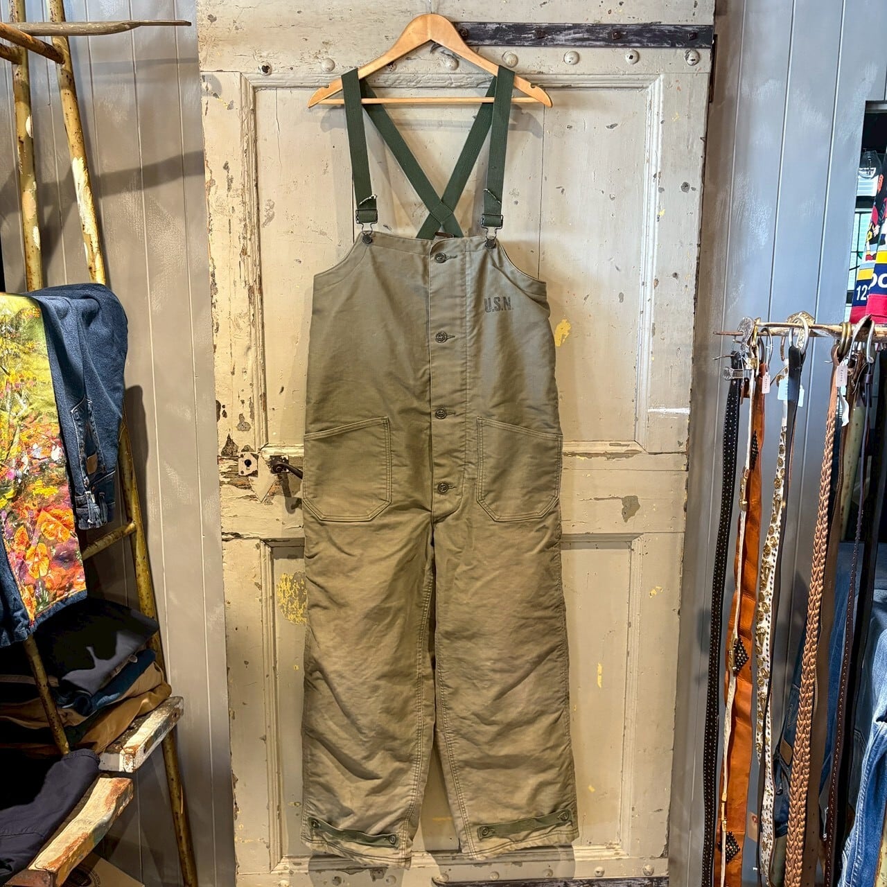 40's US NAVY N-1 デッキパンツ ミリタリー アメリカ軍 海軍