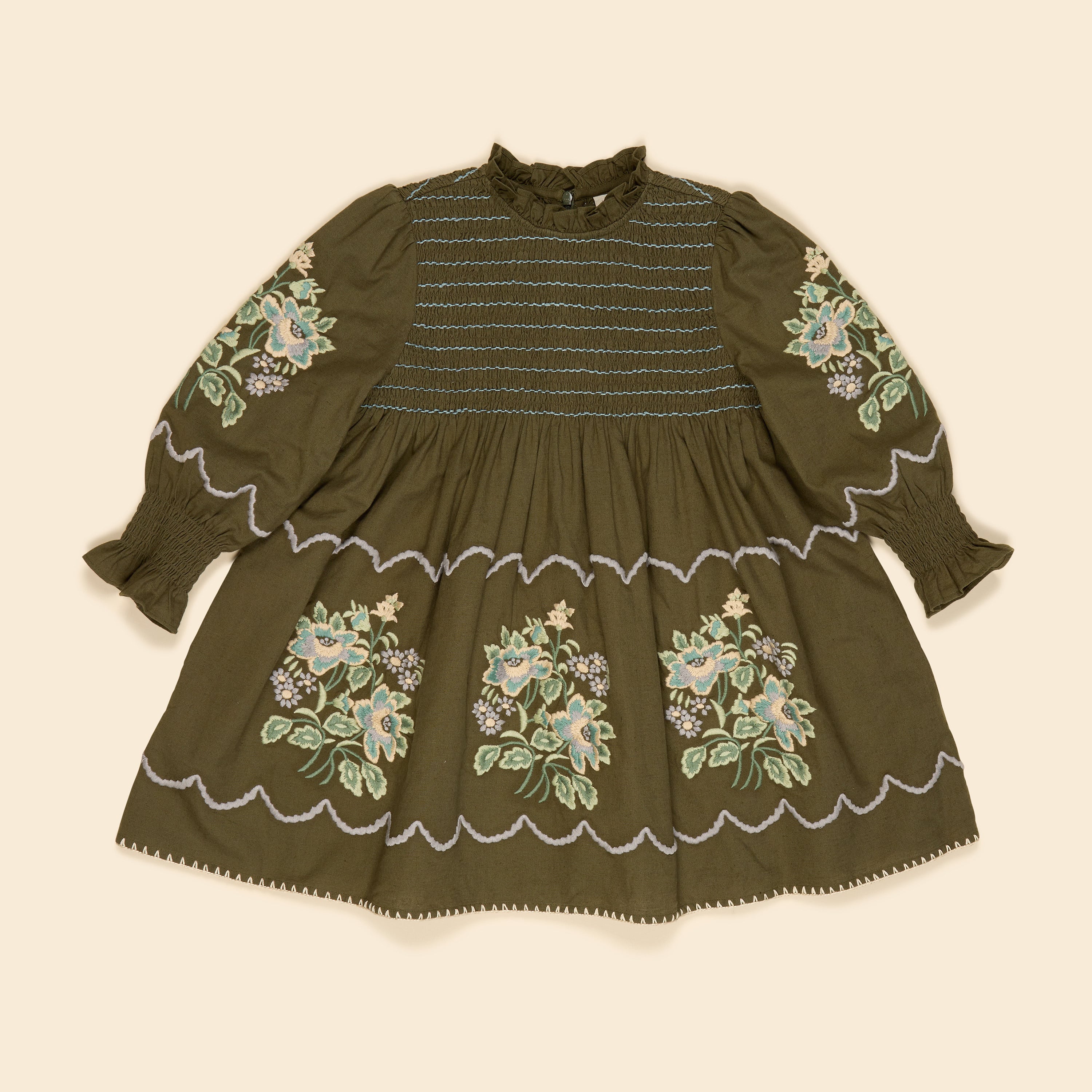 【APOLINA】26 FW Mia Dress - Forest
