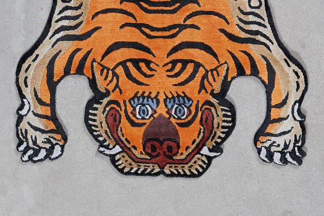 Tibetan Tiger Rug 《Sサイズ•シルク468》チベタンタイガーラグ