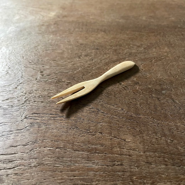 木製 フォーク 2cm x 13cm