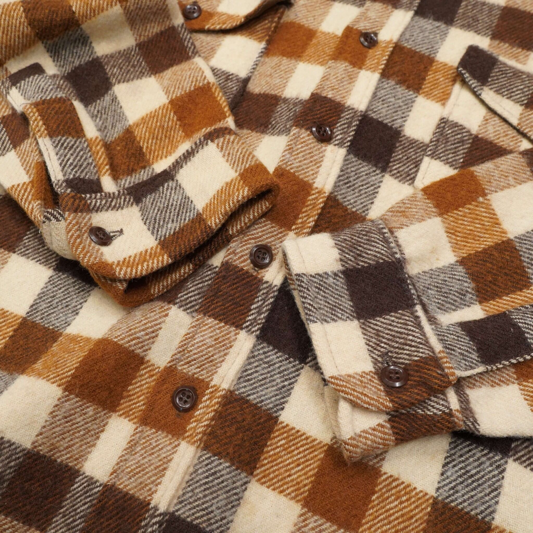 60s l.l.bean ウール チェックシャツ XL/llbean エルエルビーン | 古着