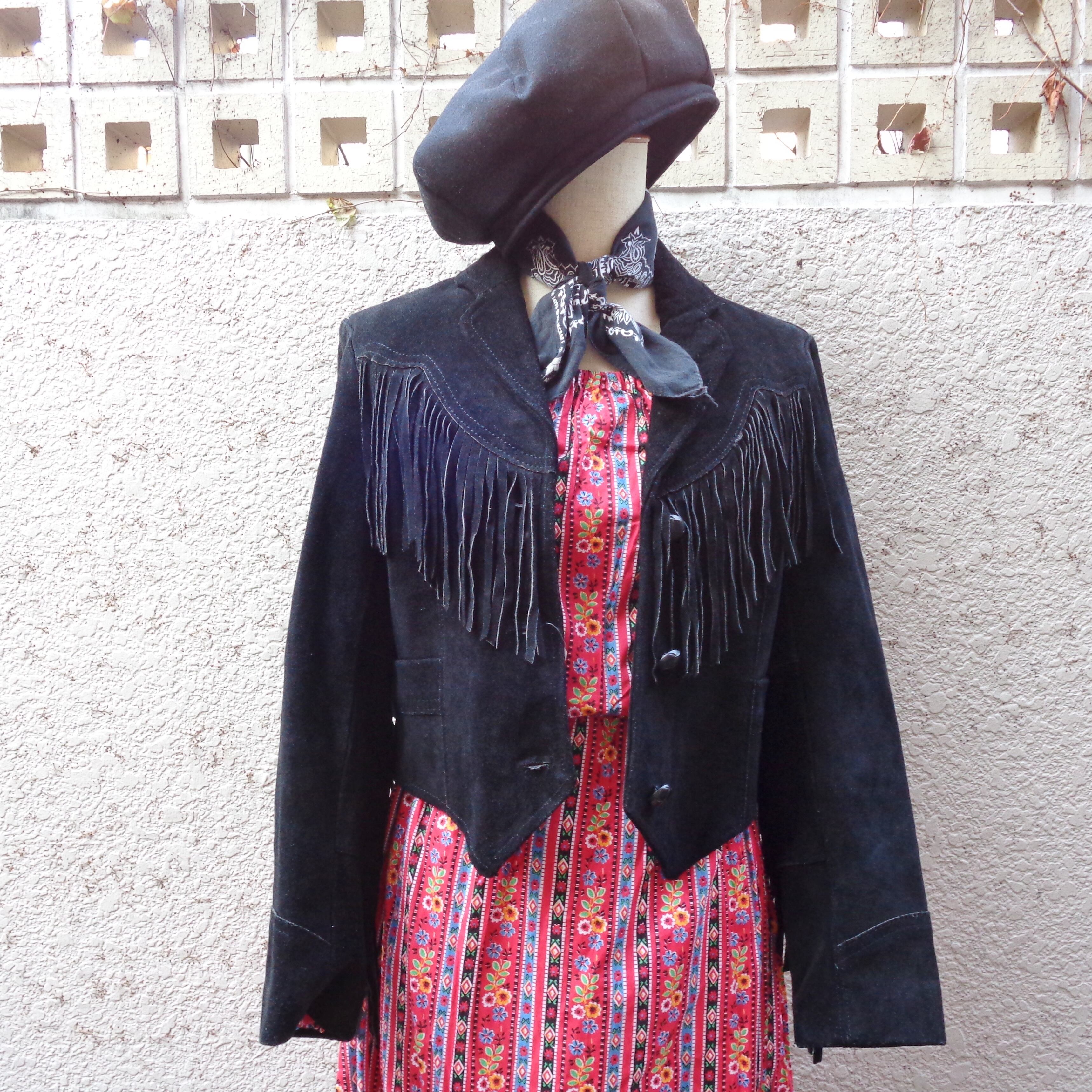 Suede leather fringe jacket／スエード レザー フリンジ ジャケット | BIG TIME ｜ヴィンテージ 古着  BIGTIME（ビッグタイム） powered by BASE