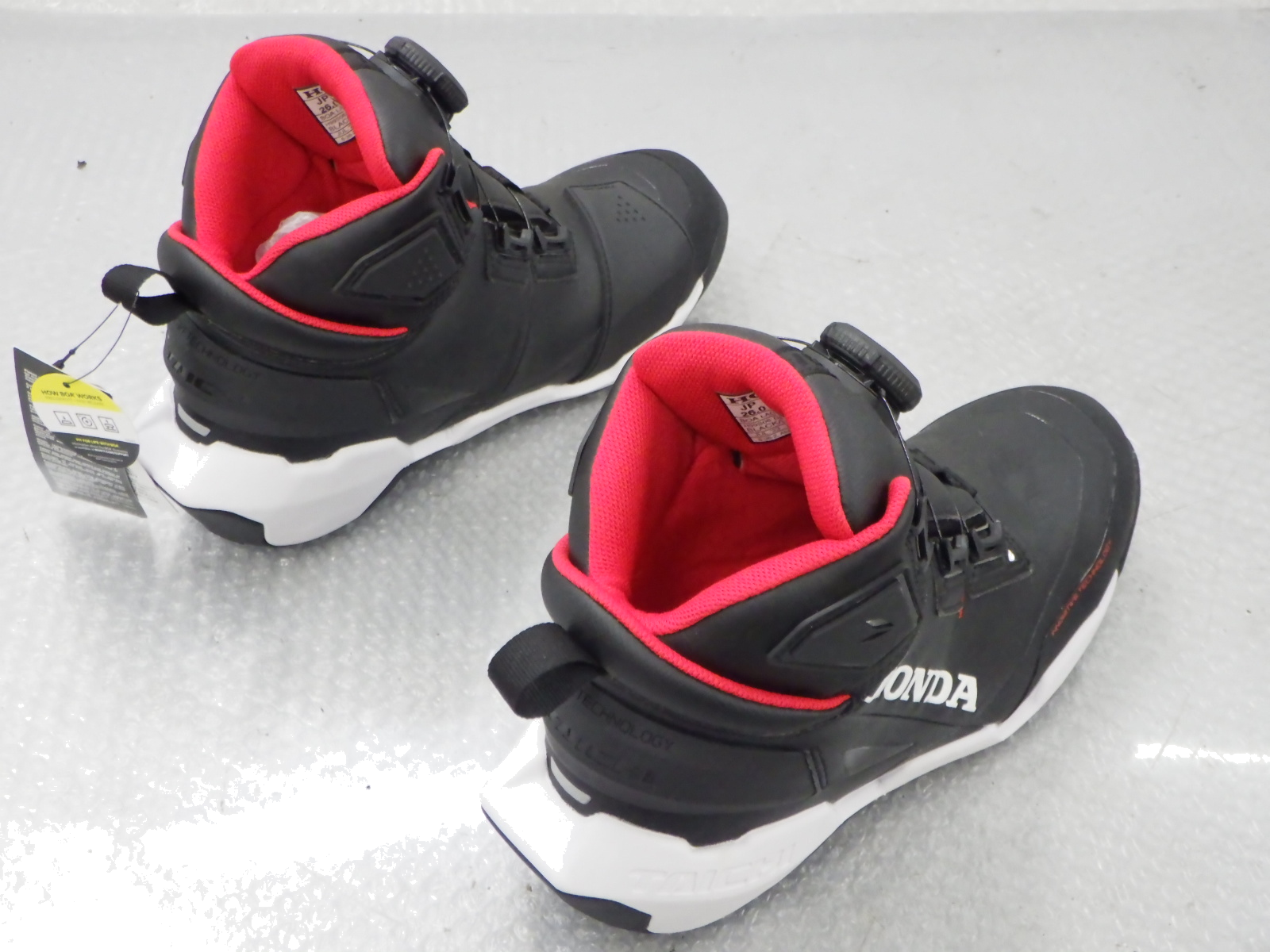 DRYMASTER SHOES ARROW Honda×RS ライディングギア (Black⁄Red 