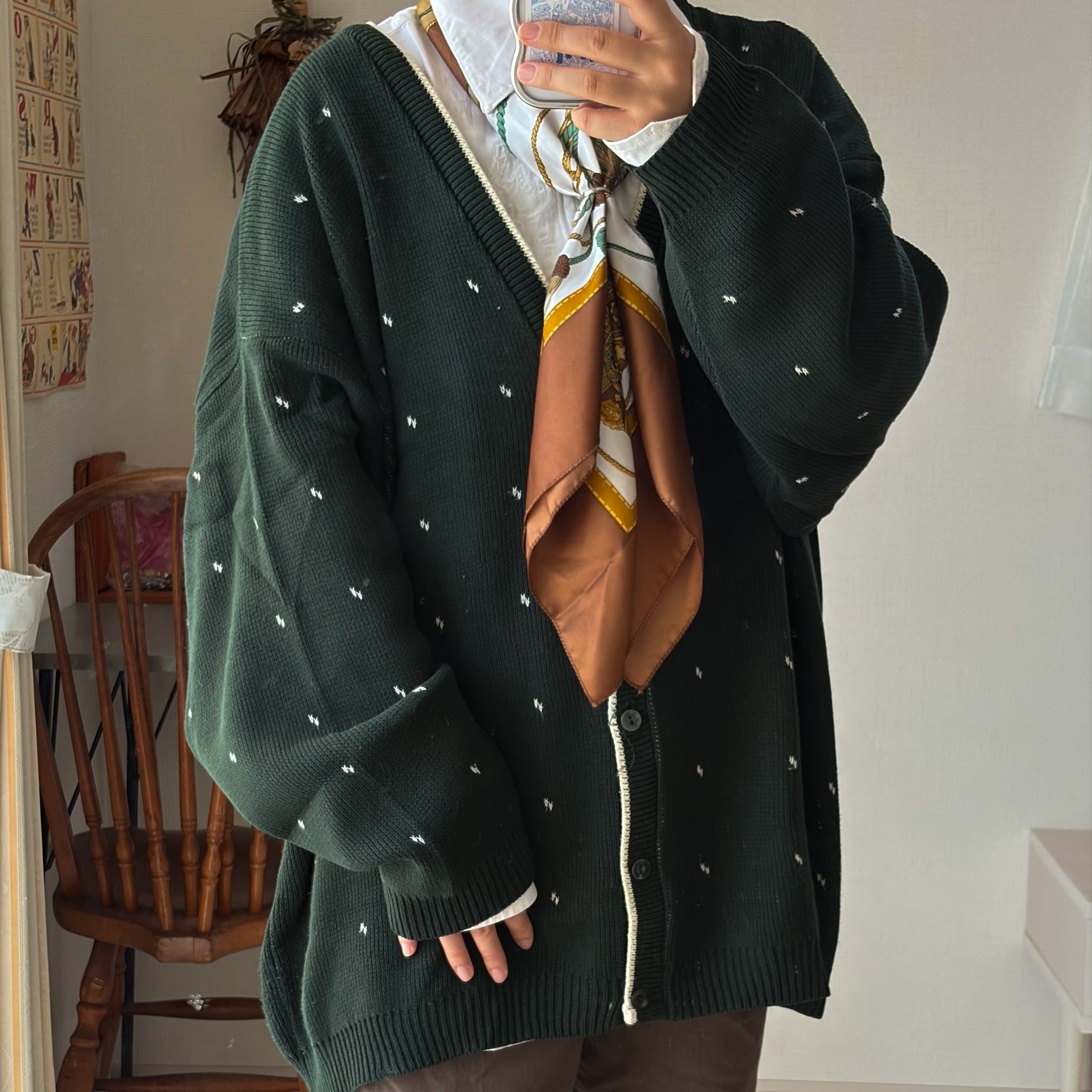 cardigan 古着 カーディガン オーバーサイズ