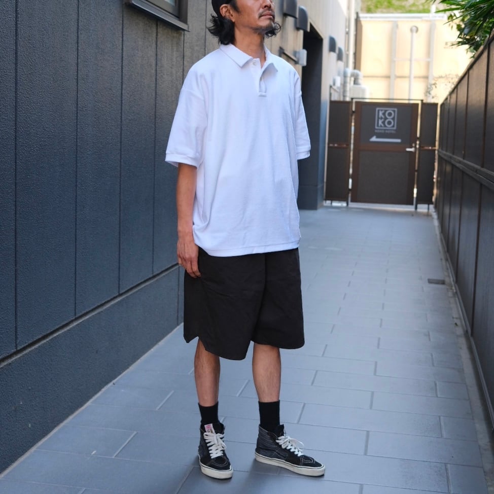 Sans limite(サンリミット) /別注パイルポロシャツ-white-(S2602013