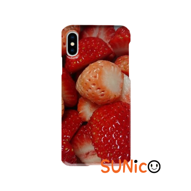 スマホケース】いちご | sunico