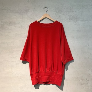 【FIRMUM】強撚コットンヘビー天竺クルーネック タックインT/ VG_FR1804T6