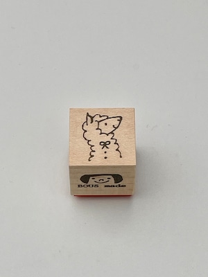 BOUSスタンプ アルパカさん。
