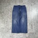 30-40s フレンチワーク Metis リネンパンツ 針式シンチ W34