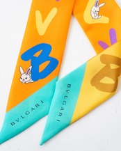 〈BVLGARI〉Twilly scarf