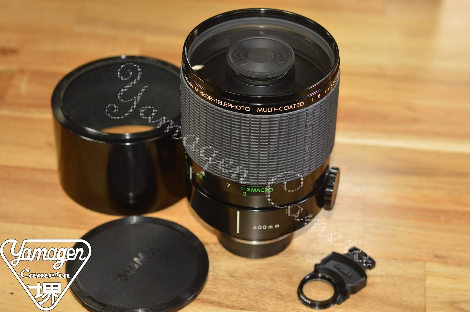 SIGMA/SIGMA MIRROR-TELEPHOTO MC 600mm F8 純正フード、フィルター付