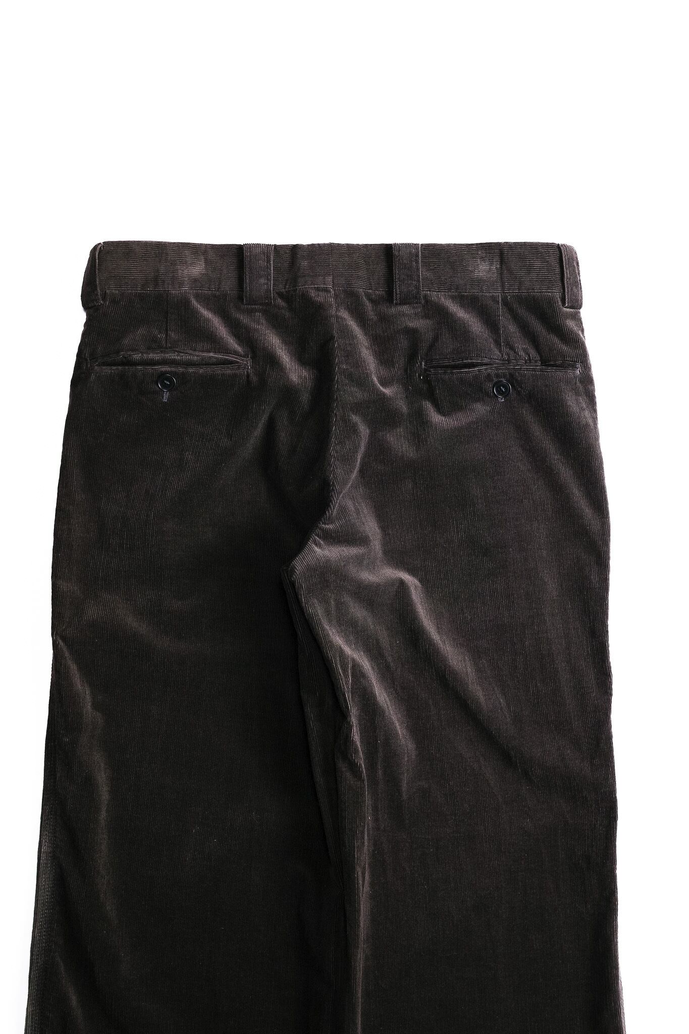 Early 2000's] “HERMÈS” Wide-Cut Stretch Corduroy Trousers — 98