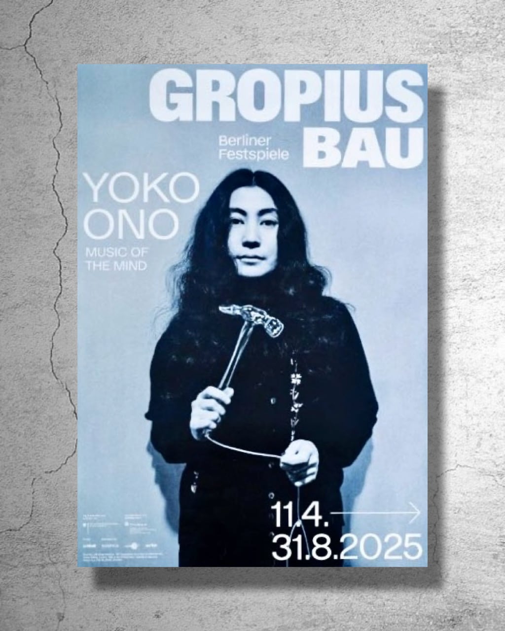 再入荷/1枚のみ】『坂本龍一』1994年ドイツでのコンサート告知ポスター