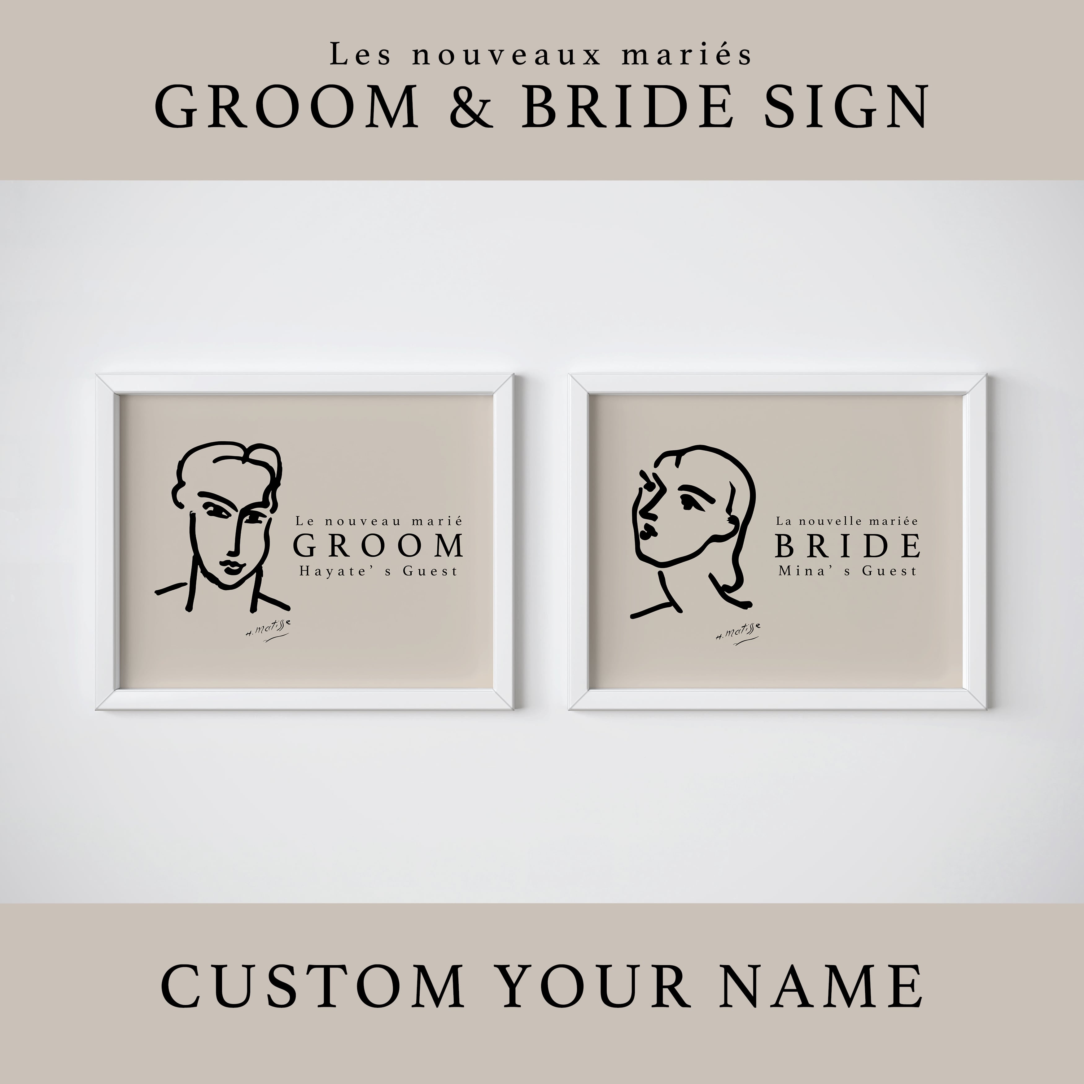 送料無料】受付サイン マティス│Bride&Groomサイン ゲストサイン