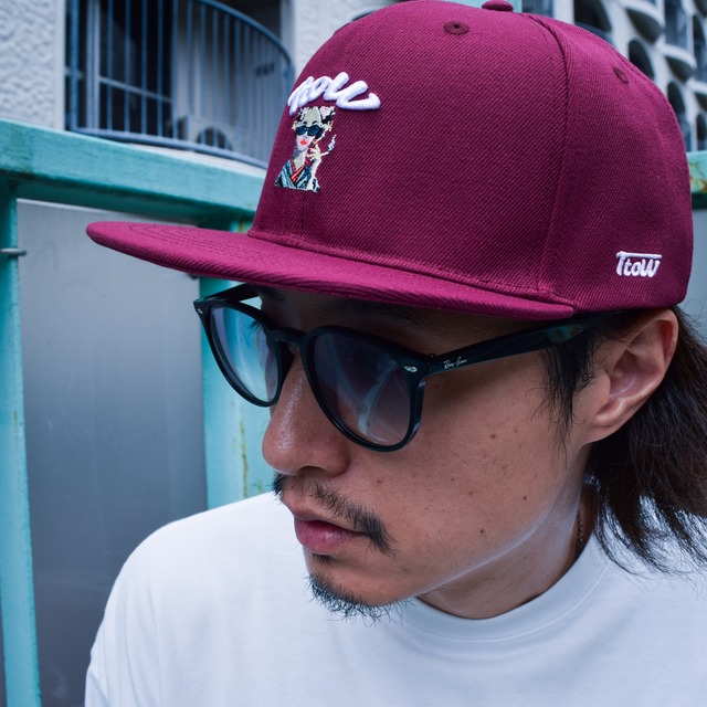 BASE BALL CAP【舞妓】【BORDEAUX】