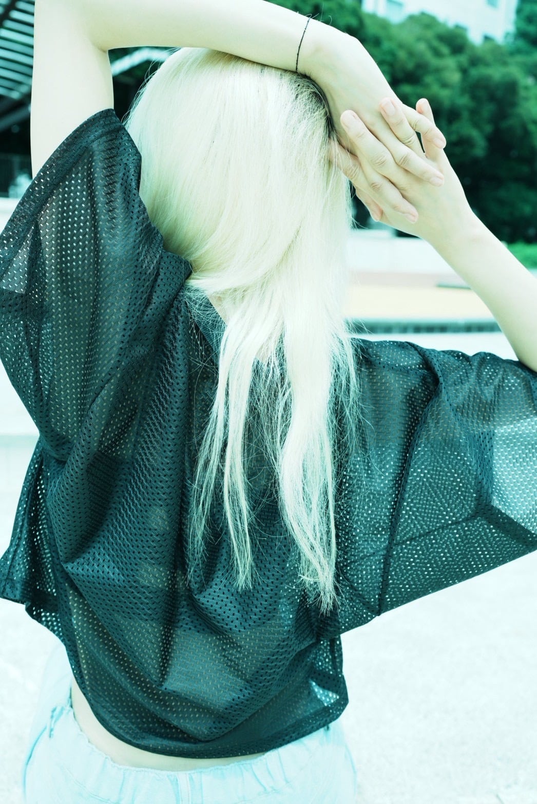 MOON TREE PLANET [MESH SHORT PULLOVER]