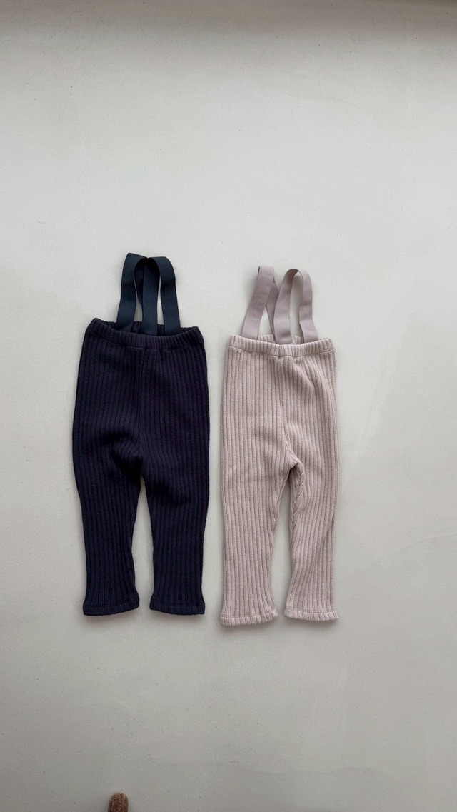 予約 ● 70-85 kiki rib suspender pants-mimi market / 21