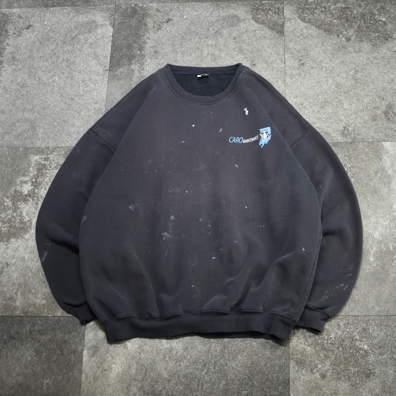 fox print fade peinted sweat