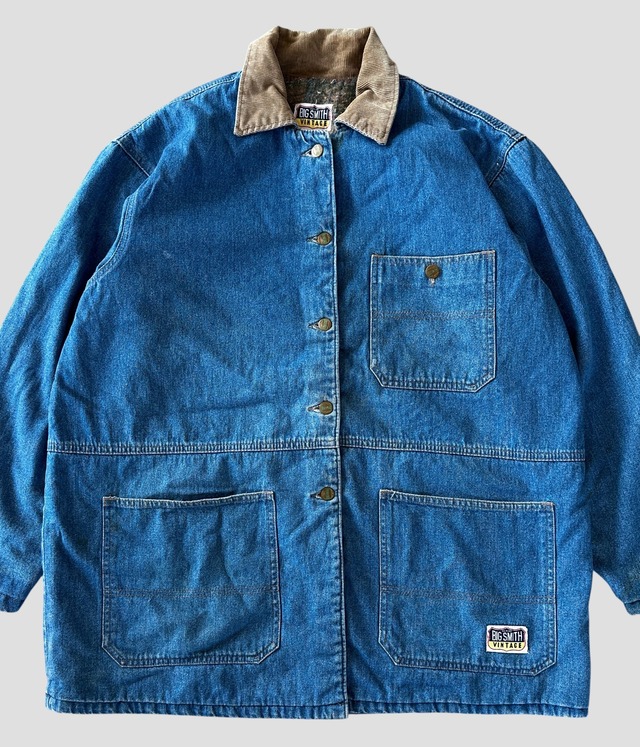 -BIG SMITH- Vintage 90s XL Denim Coverall made in USA