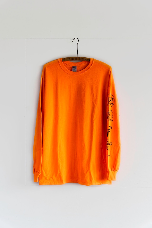 LONG LOGO TEE／ORANGE