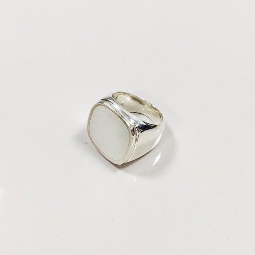 RING || 【通常商品】SQUARE STONE RING || 1 RING || SILVER || FCF089