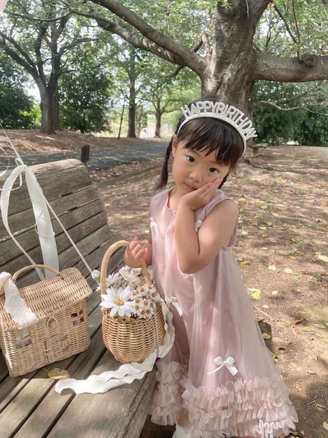 即納a line ribbon dress 一部お取り寄せ