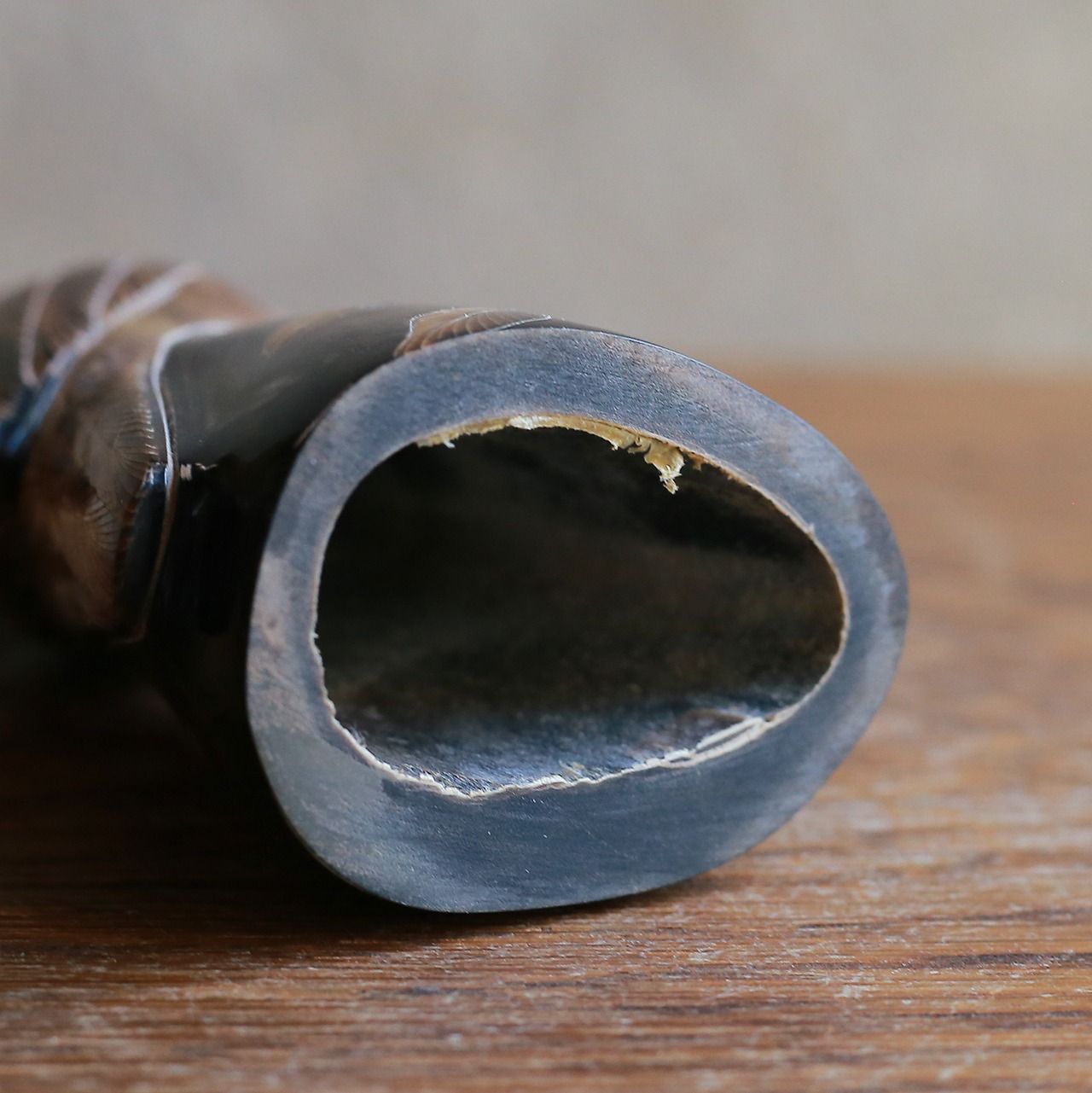 水牛の角から生まれた、美しい雲雀