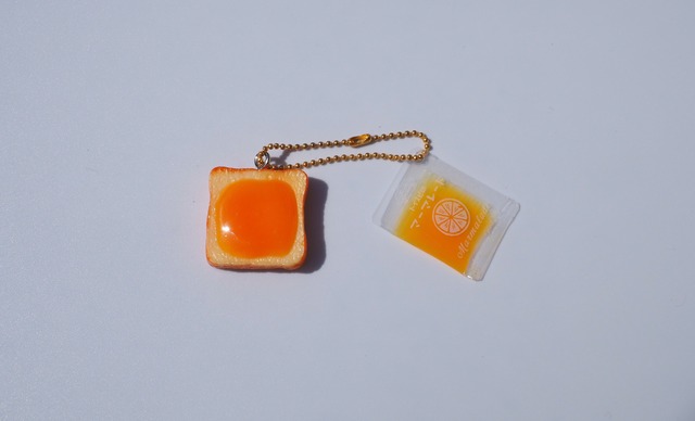 食パンとジャムマスコット③角型食パンとマーマレード