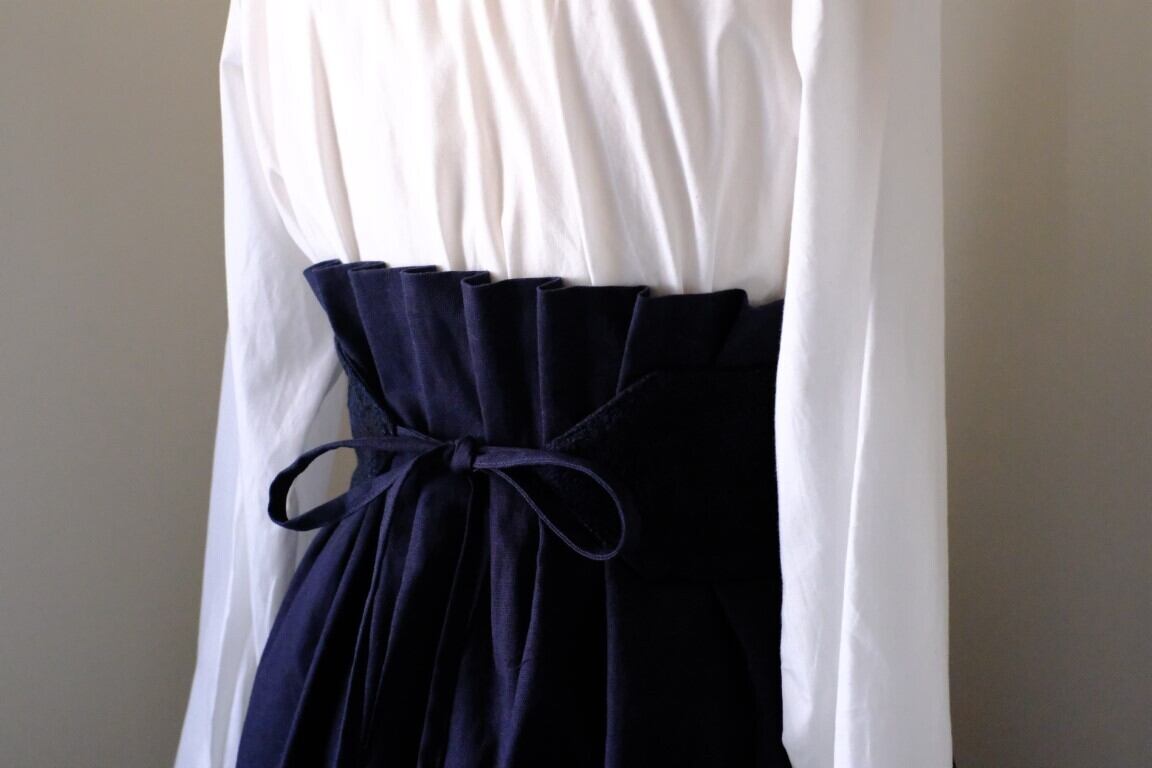 タックスカートとベルトのセット CL-098(ネイビー)