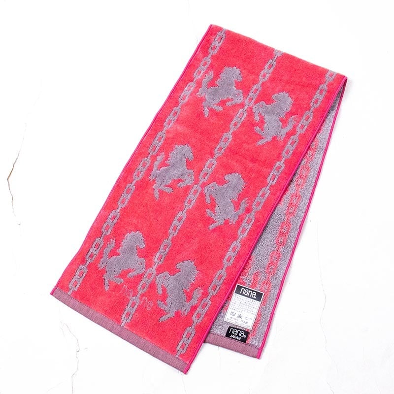 HANA フェイスタオル タオル 横浜ナナ 湘南ナナ NANA フェイスタオル ハーフ ホース柄