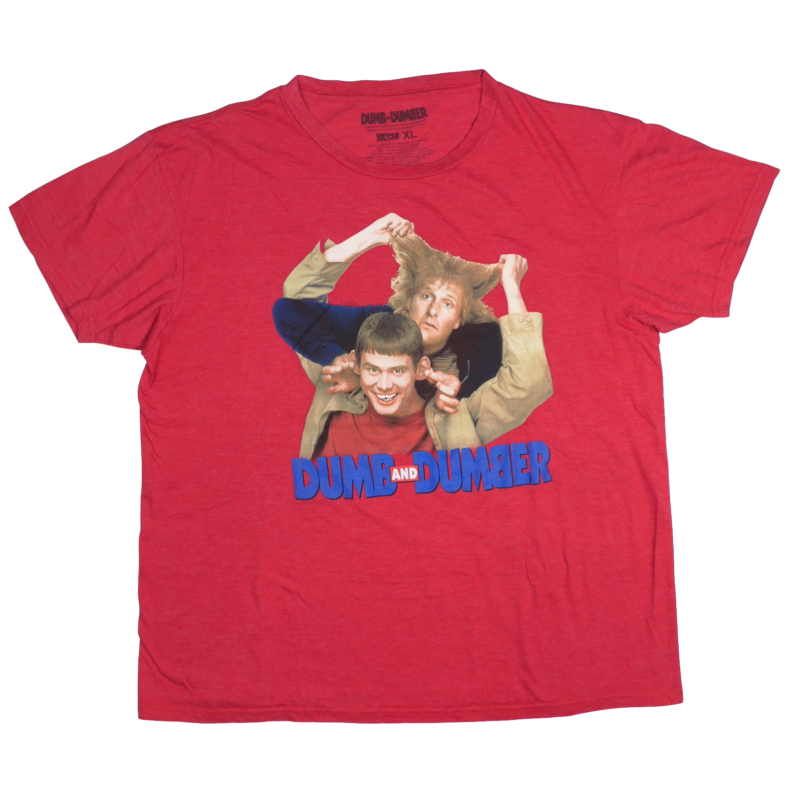 USED【XL】Movie Dumb and Dumber ジムキャリーはMr.ダマー Tee / ©2016