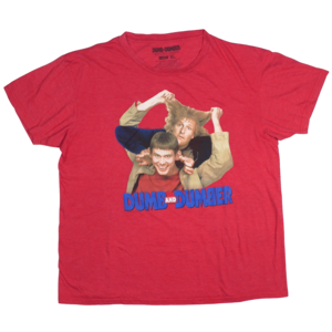 USED【XL】Movie Dumb and Dumber ジムキャリーはMr.ダマー Tee / ©2016