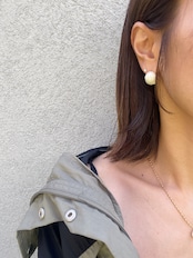 エナメルボールピアス