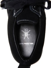 Raza Lace Up Shoes -Black×Black-