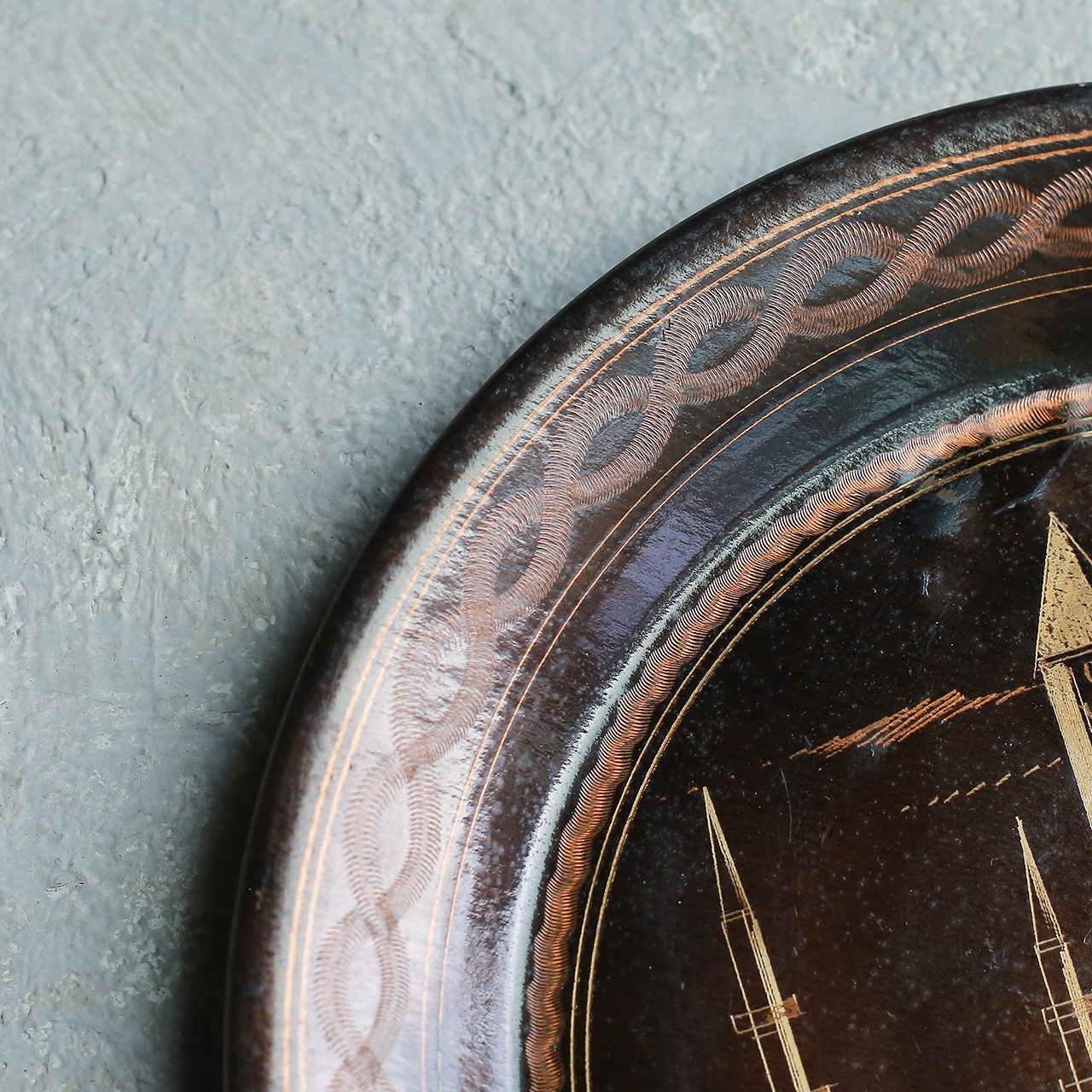 トルコから届いた、銅のプレート