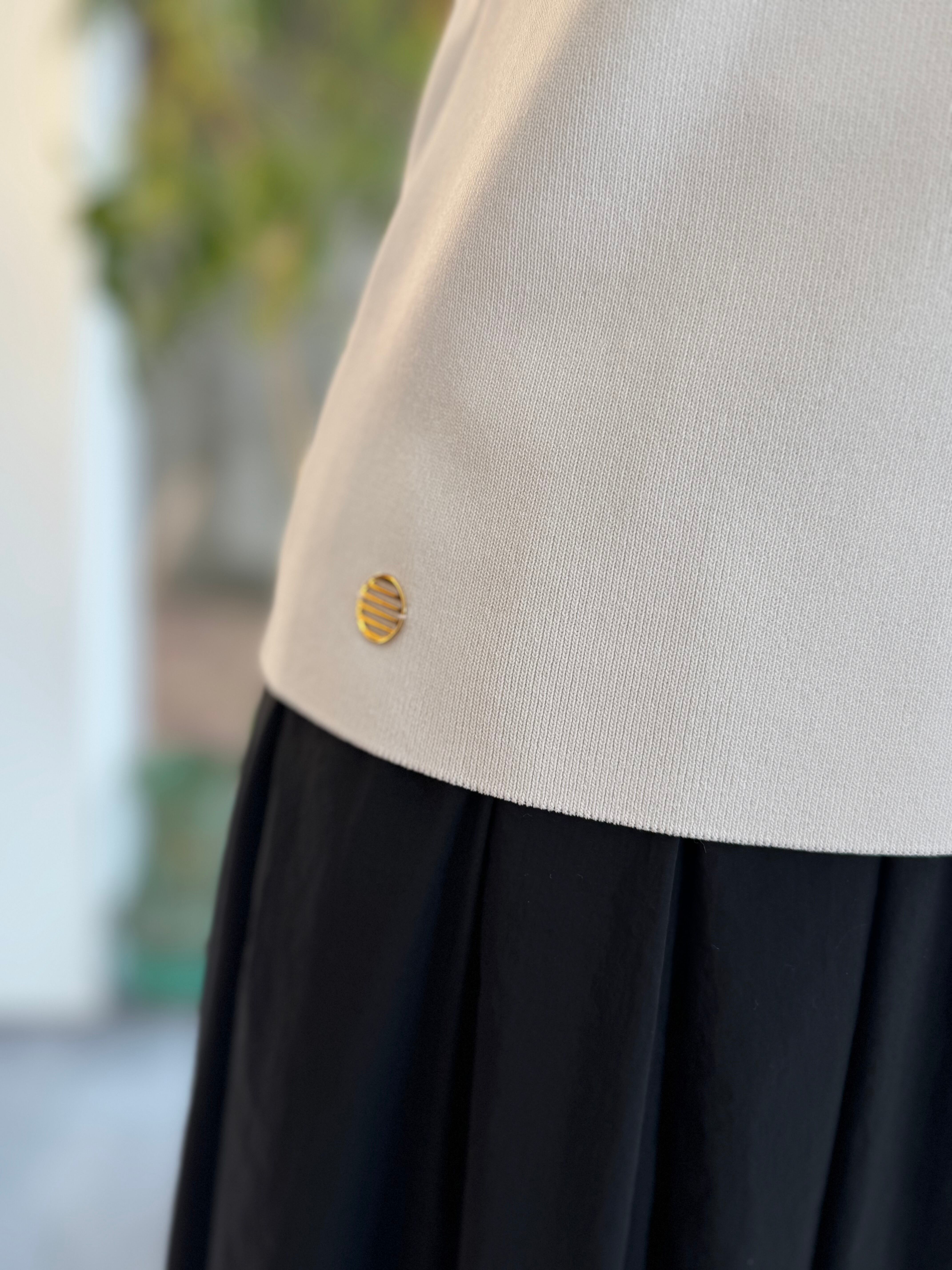 【美品】borders at balcony　2wayトップス BORDERS at BALCONY(ボーダーズアットバルコニー) FRILL SHOULDER