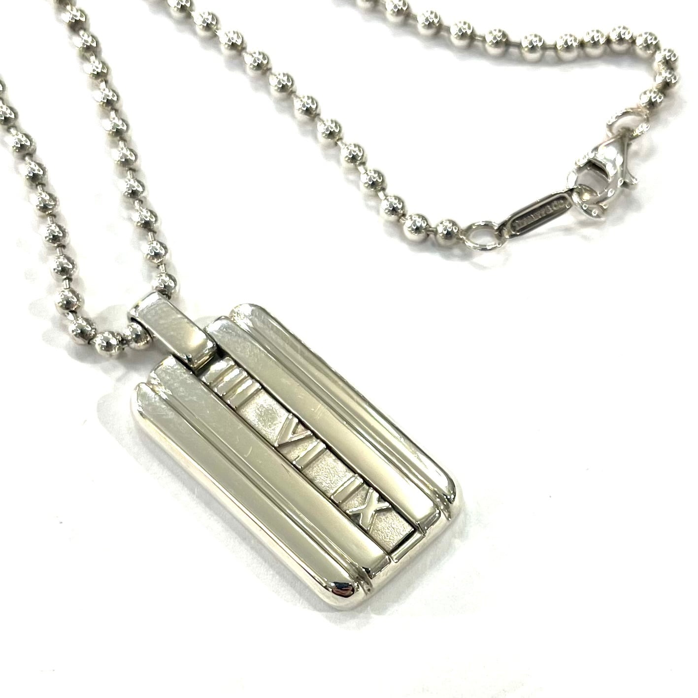 TIFFANY & Co.】T2796 ティファニー アトラス バー ネックレス SV925