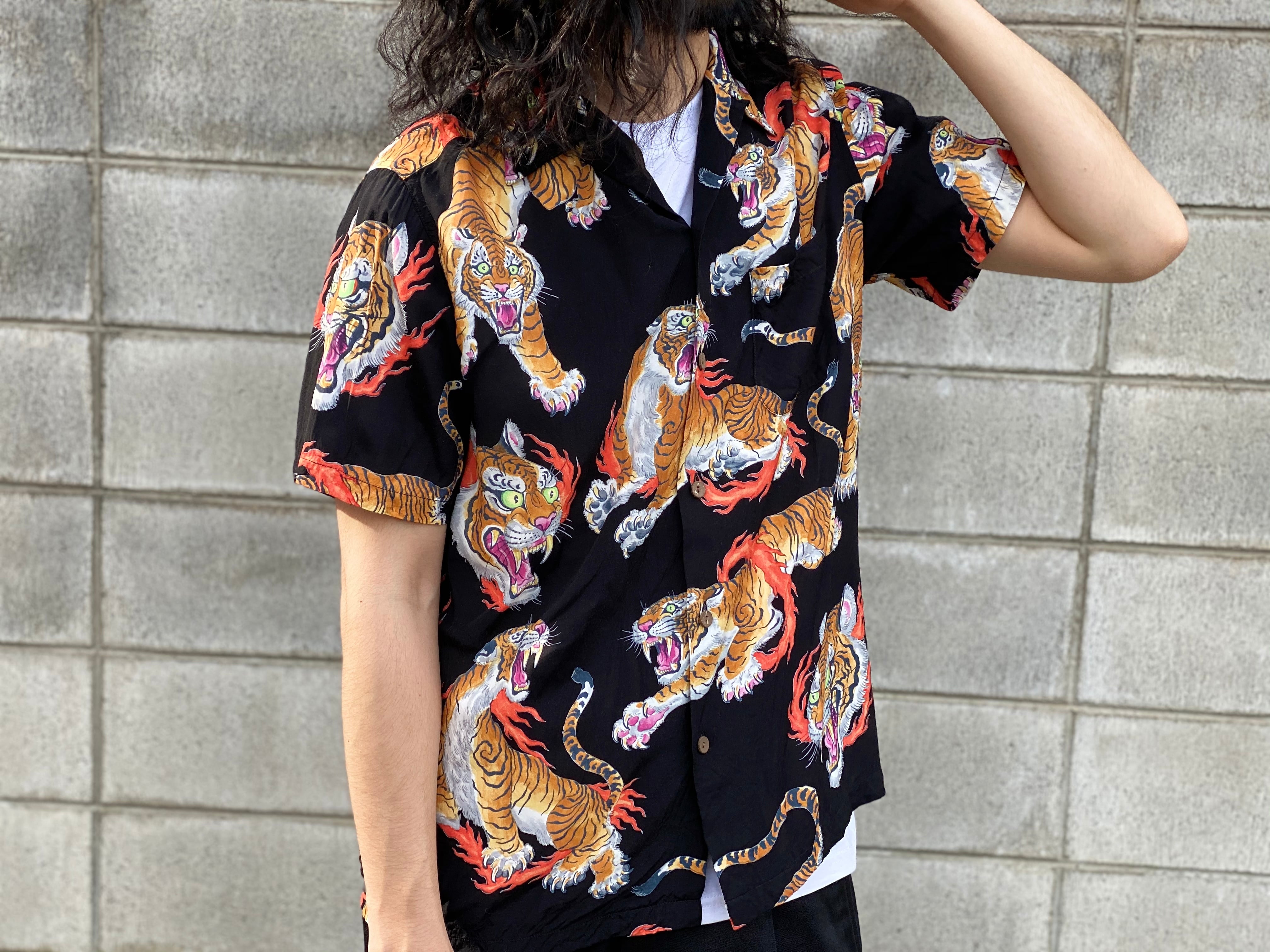 WACKO MARIA TIM LEHI / HAWAIIAN SHIRT グリ