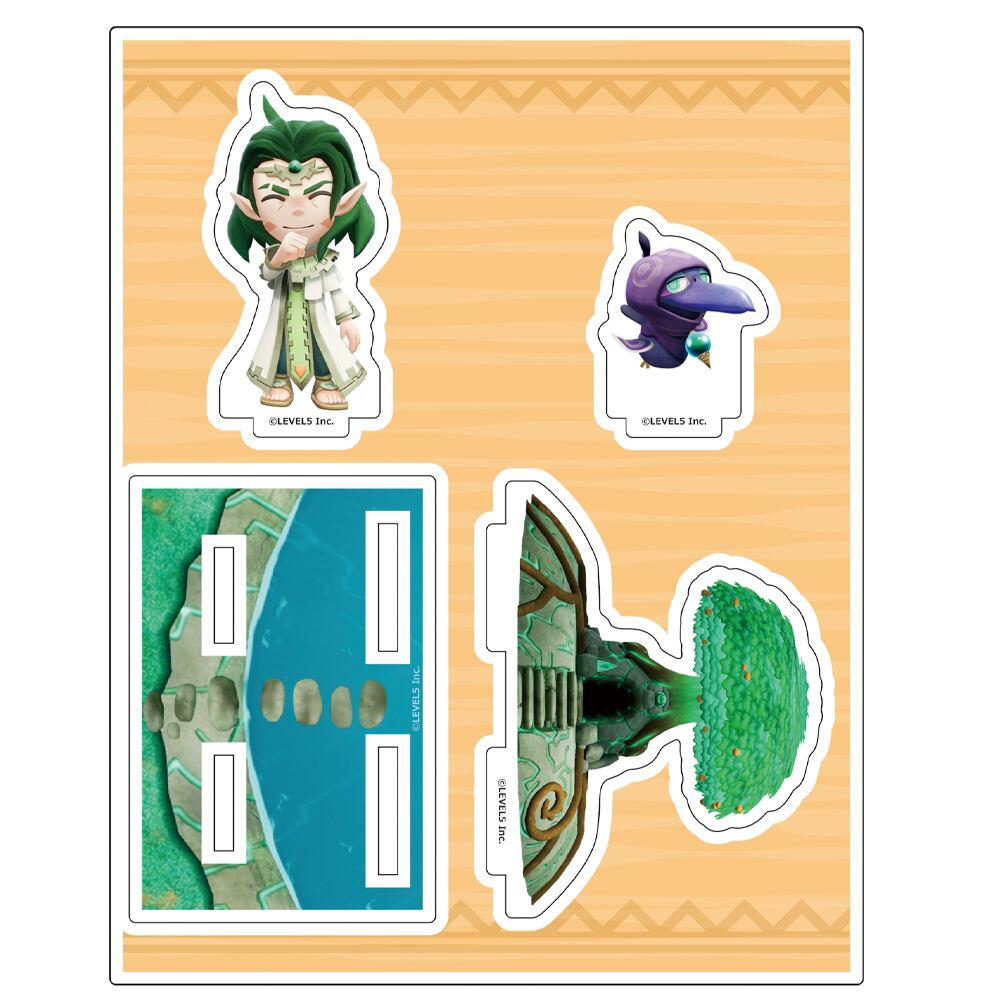 ファンタジーライフi グルグルの竜と時をぬすむ少女 オリジナルアクリルジオラマ 迷宮樹のウロ (エシェン&カラス)