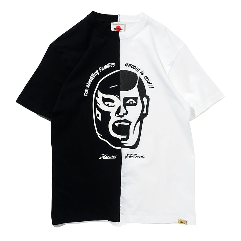 PUNK DRUNKERS】 パンクドランカーズ ［PDSxHAOMING］半分TEE メンズT