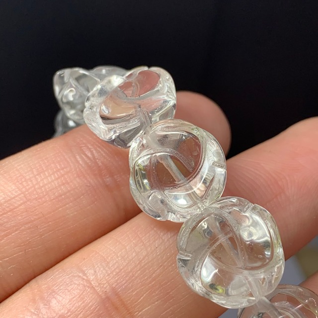 天然水晶ブレスレットーRoseー