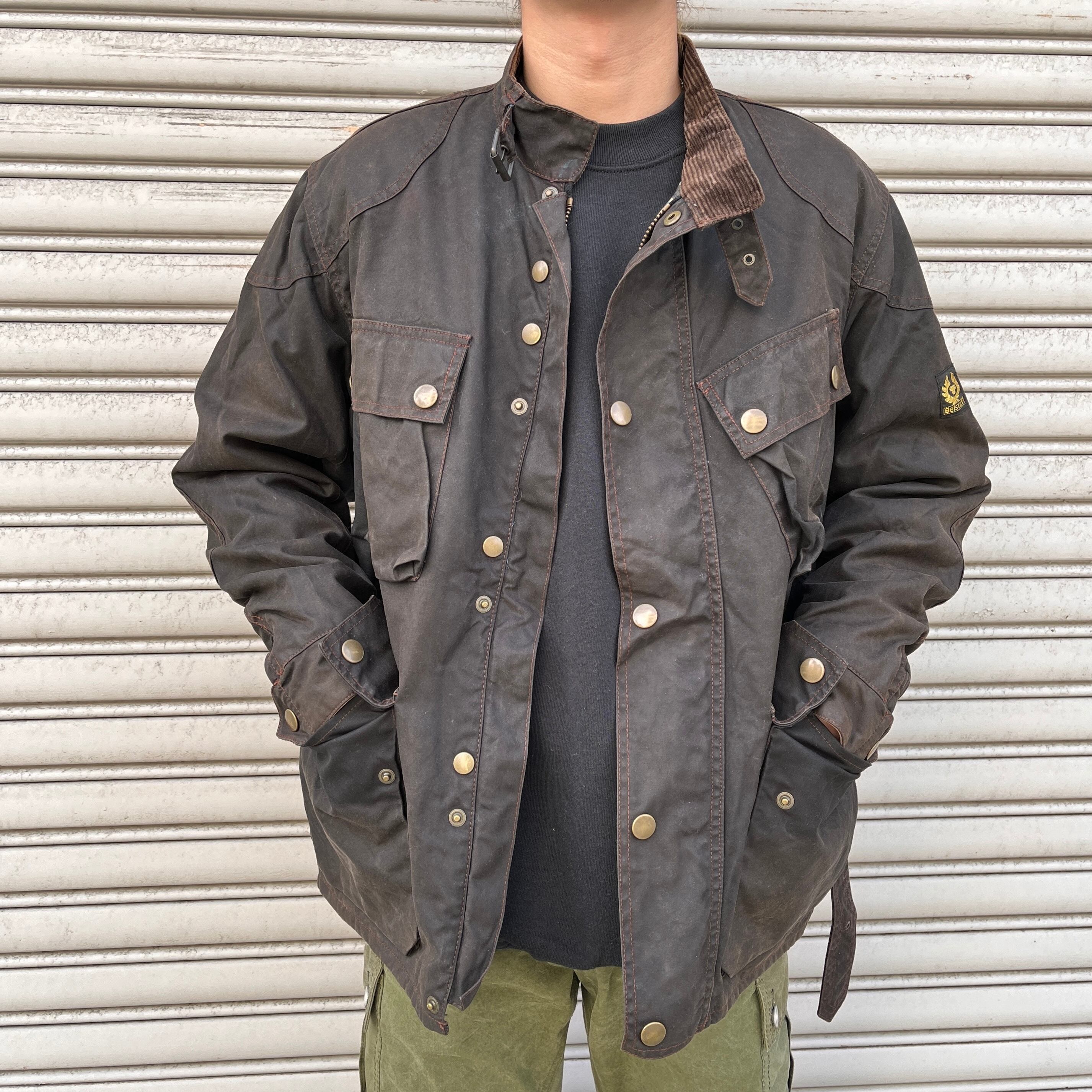 Belstaff ゴールドレーベル トライアルマスター イタリア製 オイルド S