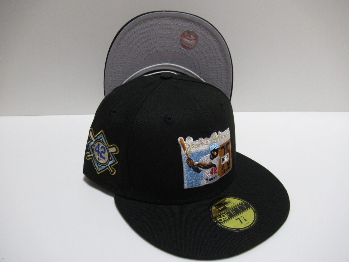 NEW ERA 59fifty Jackie Robinson ジャッキー・ロビンソン BLACK | PAY ID