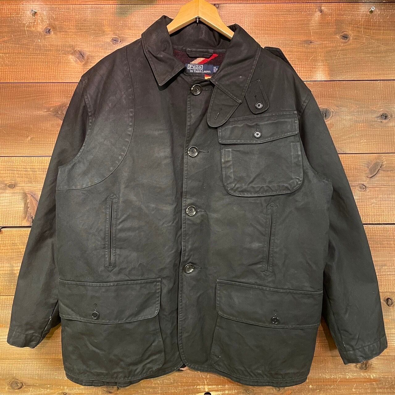 Ralph Lauren Waxed Cotton Hunting Jacket Amazing Lining | DESERTSNOW