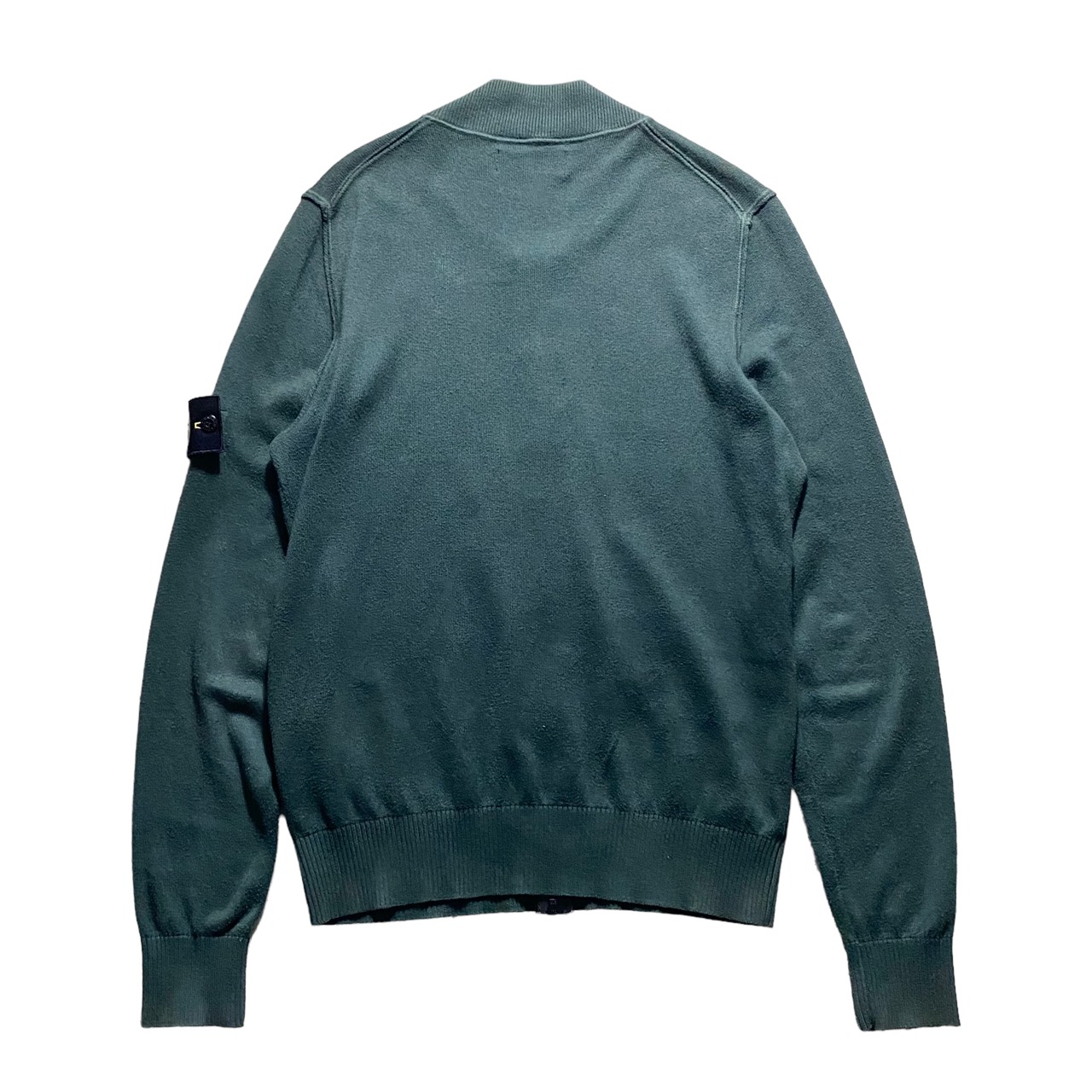 STONE ISLAND zip up knit sweater