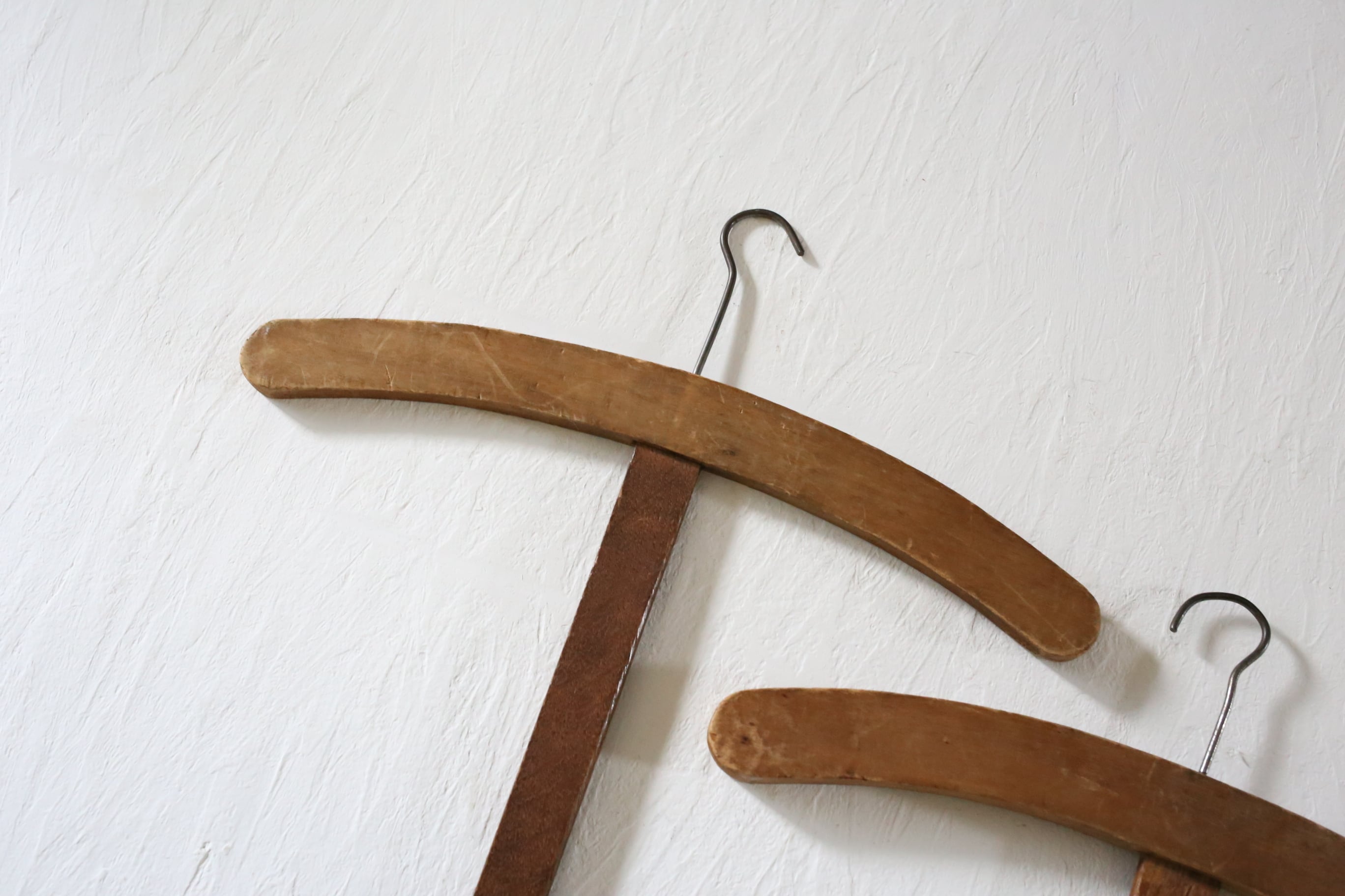 フランス アンティーク ヴィンテージ 木製 十字ハンガー クロス