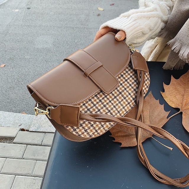 スタンダードオータムウィンターアーム レトロ 秋物 冬物 メッセンジャーバッグ サドルバッグ シートバッグ 手作りハンドバック71159363307